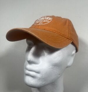 Otto Ole Smoky Moonshine Hat Cap Strap Back Mens One Size Orange Twill Baseball